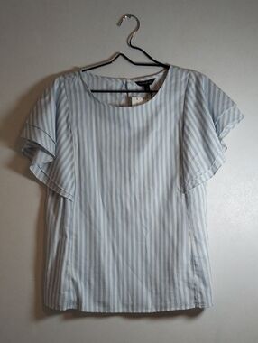 Banana Republic Ruffle Shoulder Top